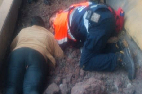 Hallan a una mujer malherida en el distribuidor vial Juárez-Serdán