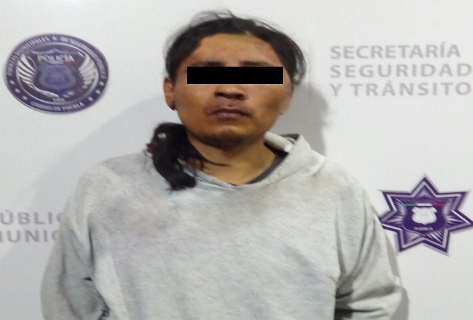 Prisión preventiva a asaltante de transeúnte en Puebla