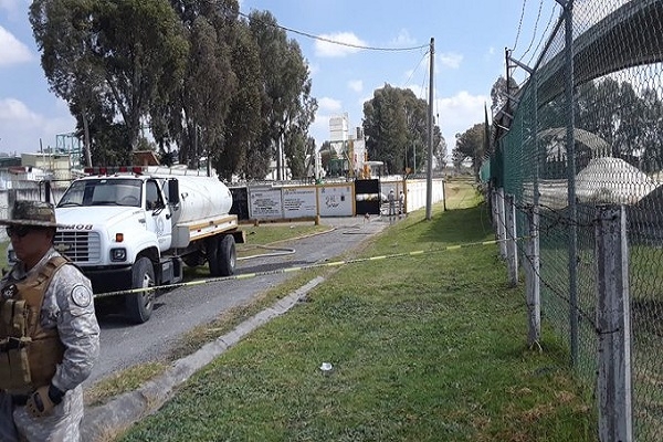 PC de Puebla atendió fuga de gas en subestación de Pemex en Xochimehuacán