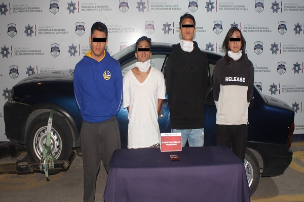Banda de asaltantes fue capturada en Puebla