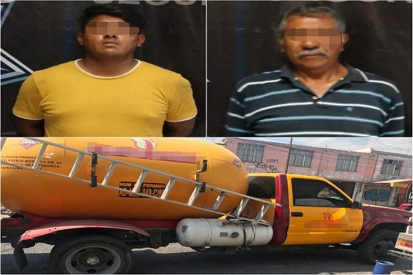 Huachigaseros fueron detenidos con combustible robado en Xonacatepec