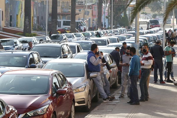 Choferes de plataformas piden en Casa Aguayo mayor seguridad y reducción de impuestos