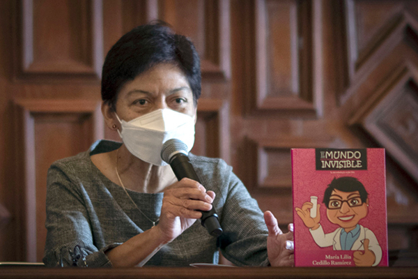 Presenta la Rectora Lilia Cedillo la segunda edición de su libro “El mundo invisible”