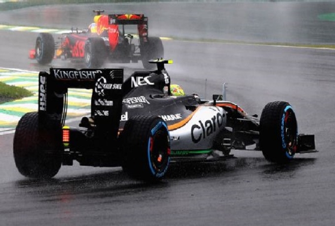 Checo Pérez, cuarto lugar en el GP de Brasil