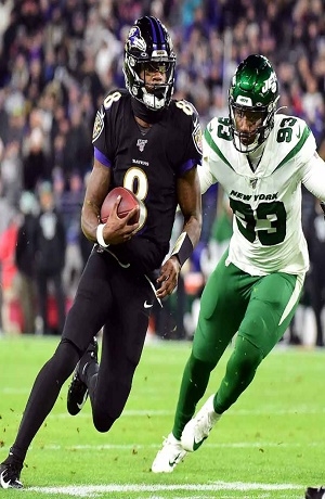 NFL: Ravens de Baltimore derrotó 42-21 a Jets de Nueva York