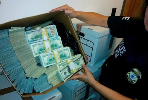 Incautan 65 mdd a narcos mexicanos en California