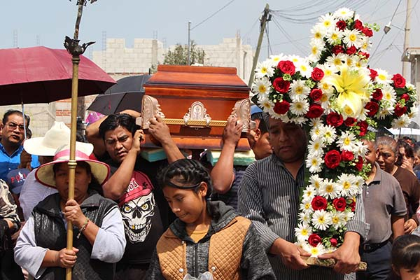 Así fue el adiós a Josue Emanuel, chofer de Uber asesinado en Huejotzingo