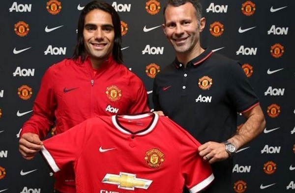 Radamel Falcao, nuevo delantero del Manchester United