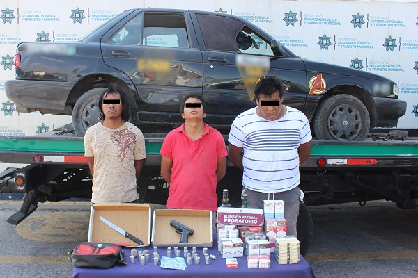 Cayeron tres asaltantes de Oxxo en La Guadalupana