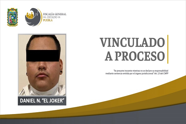 “El Joker” es vinculado a proceso en Puebla por el asesinato de una joven