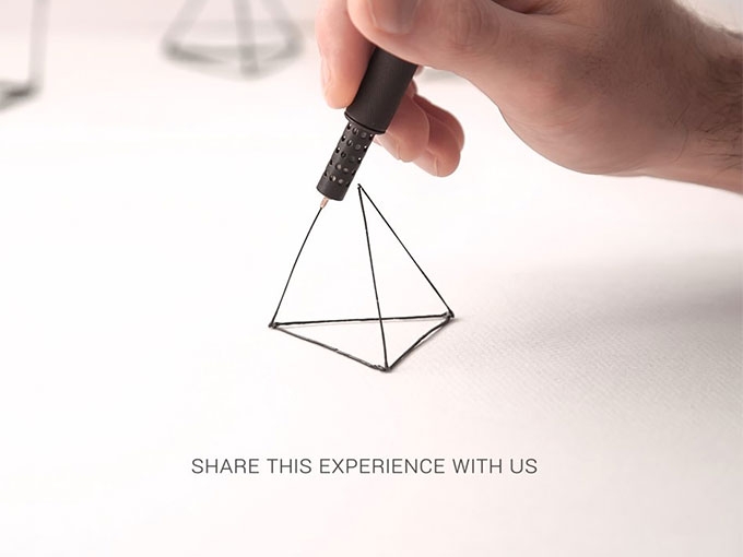 Surge impresora que crea figuras 3D en el aire, otra se desliza sobre papel