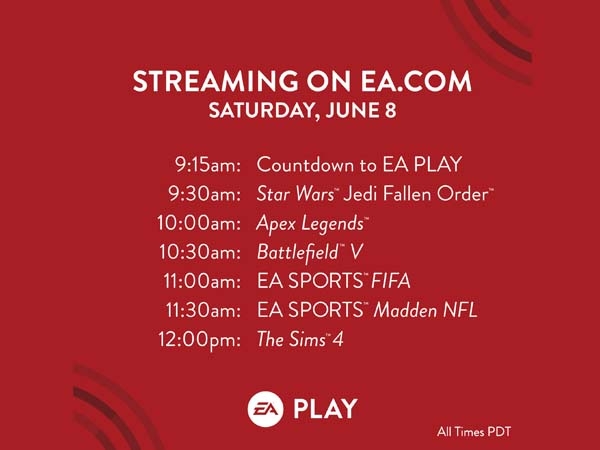 EA mostrará Star Wars Jedi: Fallen Order y más en EA Play 2019