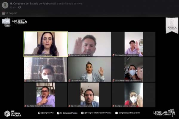 Congreso de Puebla instala la Comisión Permanente de la LX Legislatura