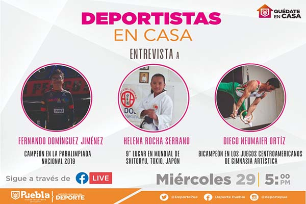 Gobierno de Claudia Rivera fomenta el deporte con actividades en línea durante emergencia sanitaria