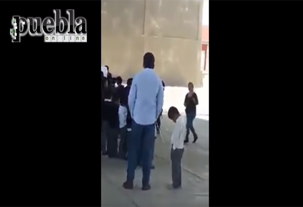Profesor amarra a alumno de primer grado de primaria en Felipe Ángeles