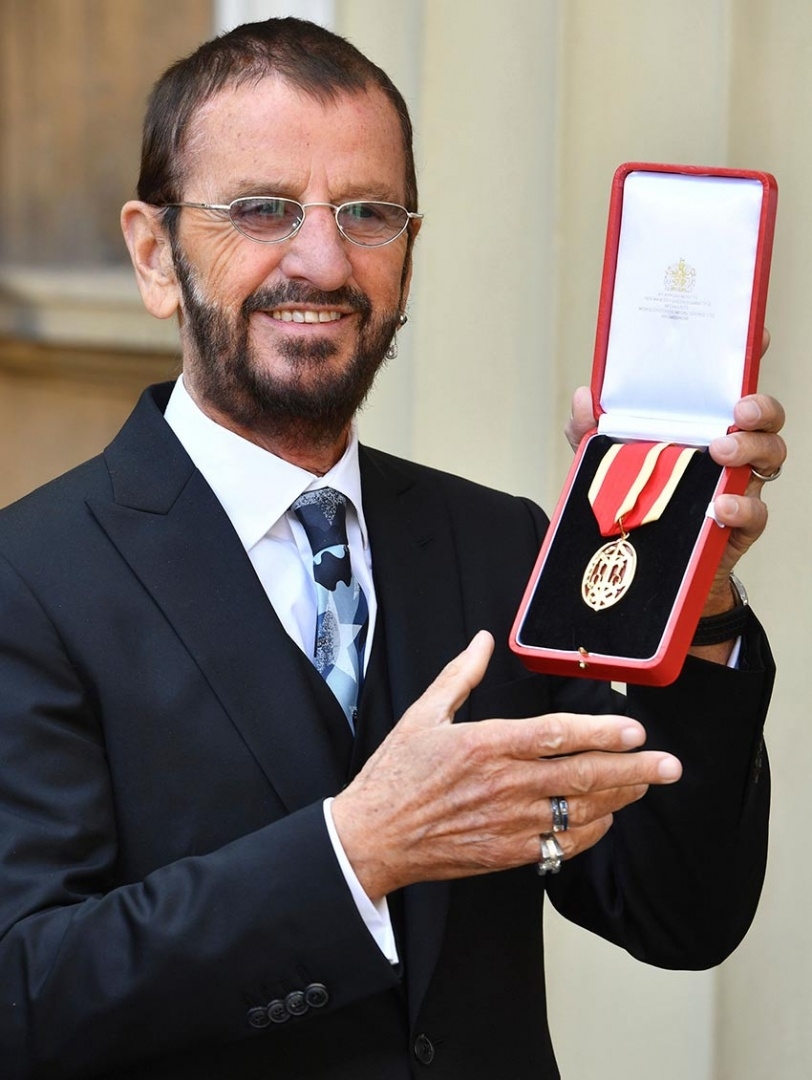 Ringo Starr fue condecorado como Caballero del Imperio Británico