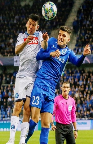 Champions League: Chucky Lozano con el Nápoles empató sin goles ante el Genk
