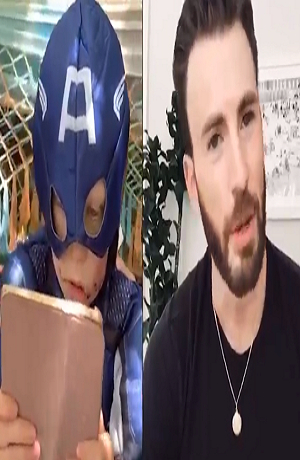 Avengers felicitan a niño que defendió a su hermana del ataque de un perro