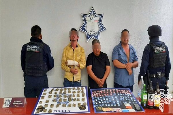 Narcomenudistas cómplices de “El Croquis” y “El Chupón” son detenidos en Puebla