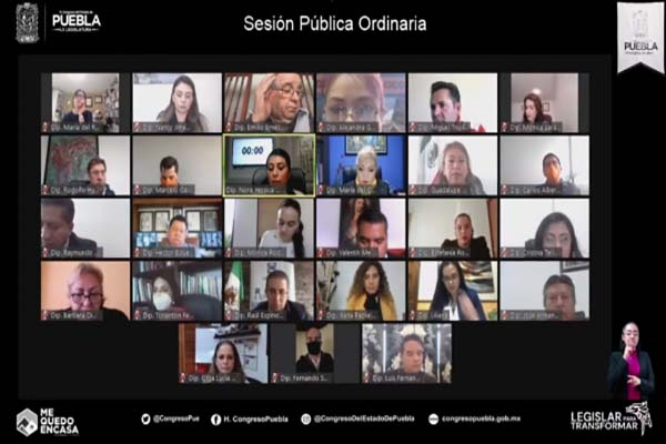 Congreso de Puebla recibe y turna paquete de iniciativas del poder Ejecutivo