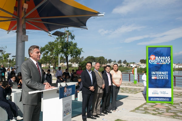 Internet gratis en 500 Bahías Digitales en Puebla Capital