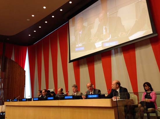 Lastiri participa en foros del Consejo Económico y Social de la ONU en Nueva York