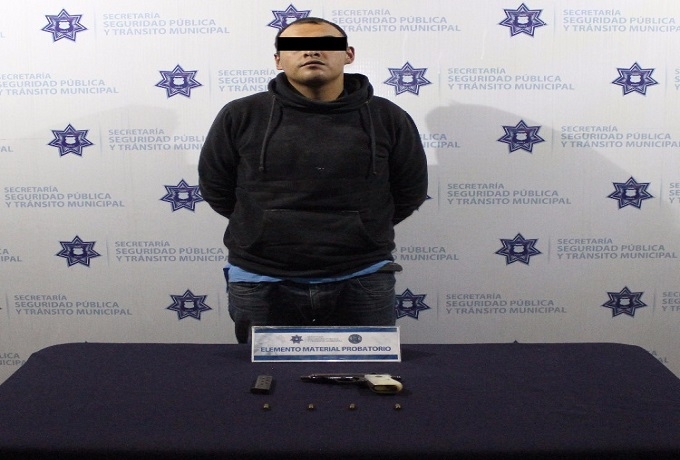 Capturan a sujeto en Guadalupe Hidalgo por portación ilegal de arma de fuego