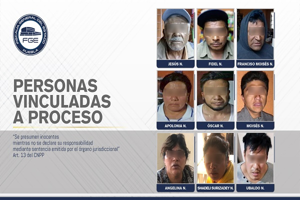 Detienen a nueve narcomenudistas con más de 100 dosis de drogas en Coronango