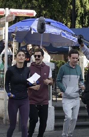 FOTOS: Club de Cuervos continúa grabaciones en el centro de Puebla