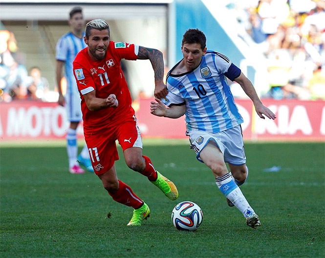 Argentina sufrió pero avanzó a cuartos de final, derrotó 1-0 a Suiza