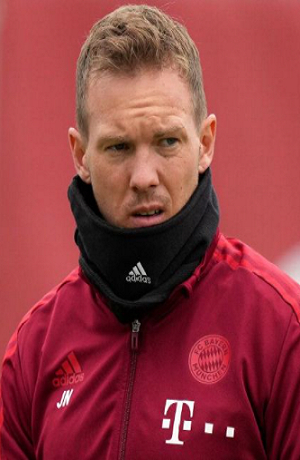 Julian Nagelsmann, DT del Bayern Munich, dio a positivo a COVID-19