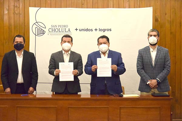 Movilidad, seguridad vial y transporte mejorarán en San Pedro Cholula con apoyo del gobierno del estado