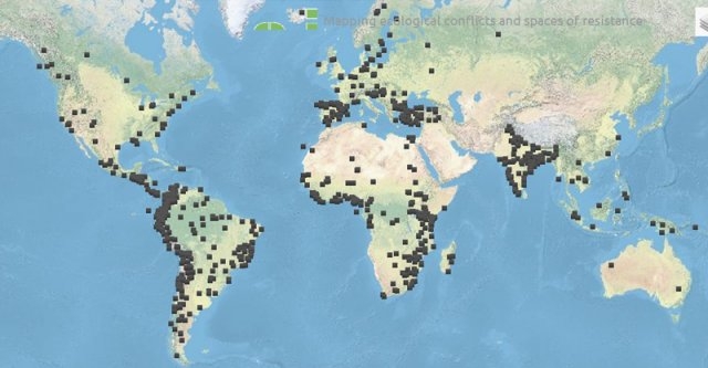 Conoce el Atlas Interactivo de Conflictos Ambientales a nivel mundial
