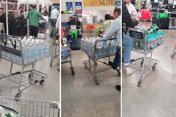 Se desatan compras de pánico en México por el coronavirus