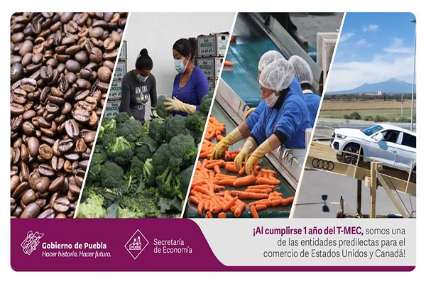Puebla recibió 304.6 mdd de inversión extranjera directa en un año del T-MEC