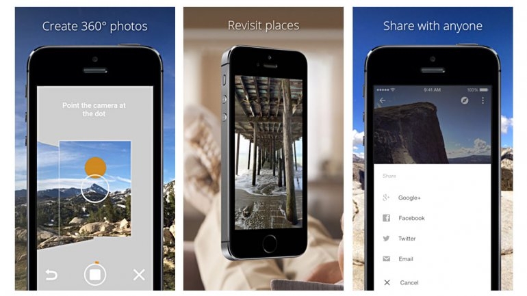 Fotoesferas de Google llegan a iPhone