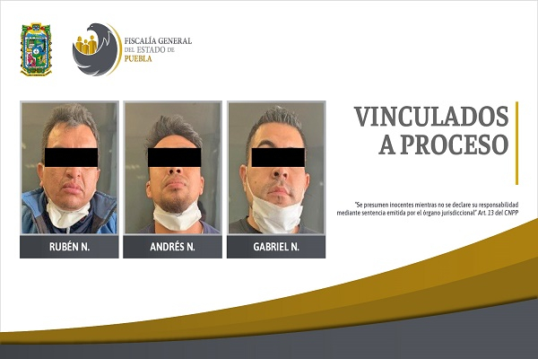 Trío es vinculado a proceso por disparar a policías en Huejotzingo