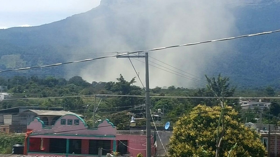 FOTOS/VIDEOS: Se desgajaron dos barrancas en Huejotzingo por el sismo