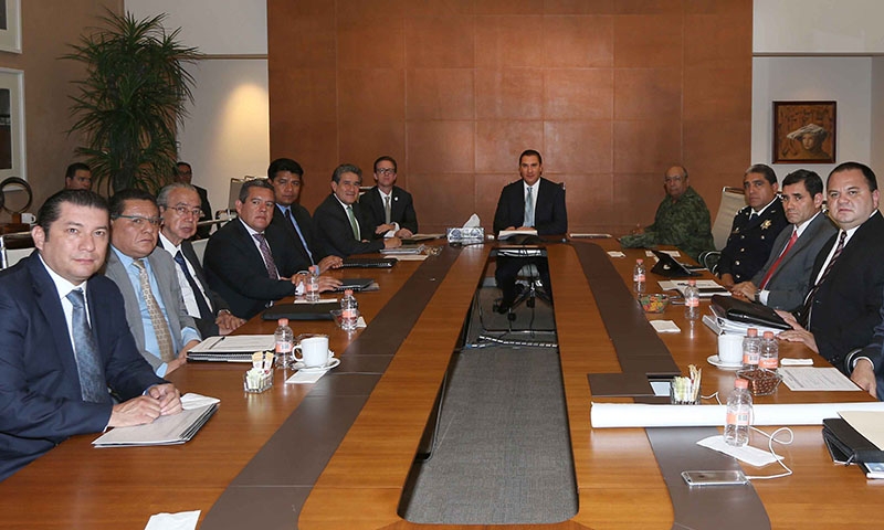 RMV encabeza la reunión del Grupo de Coordinación de Seguridad