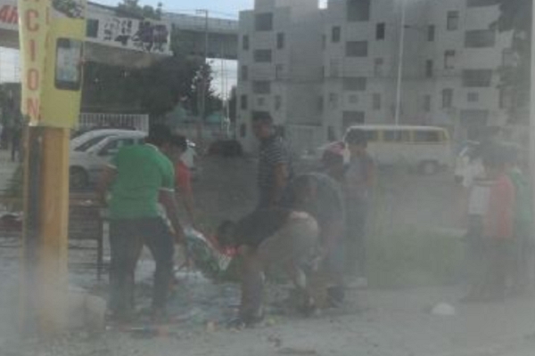 Un herido dejó explosión de puesto de pirotecnia en Villa Frontera