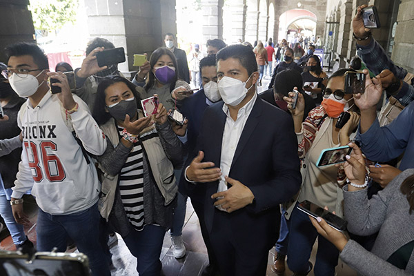 Eduardo Rivera agradece al gobernador MBH invitación al “Grito” en Casa Aguayo