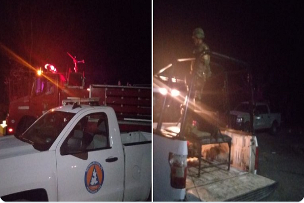 Evacúan a dos familias tras fuga de combustible en toma clandestina de Jalpan