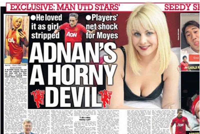 Jugadores del Manchester United, en escándalo de cibersexo