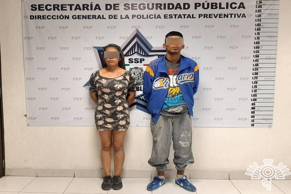 SSP Puebla detiene a pareja de narcovendedores de “La Mafia de Analco”