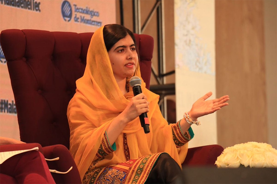 Malala en México: “Hay que alzar la voz para cambiar al mundo”