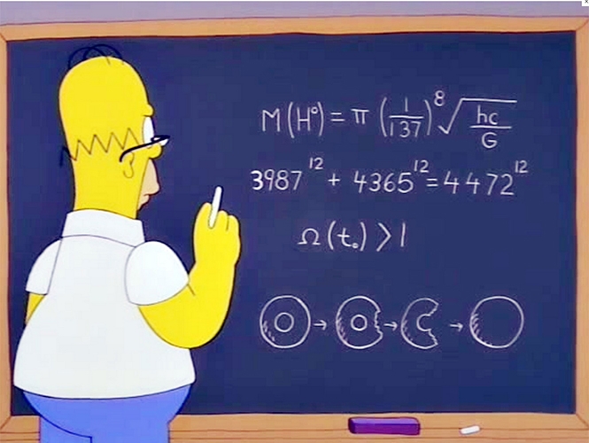 Homero Simpson habría descubierto “La Partícula de Dios” en 1998