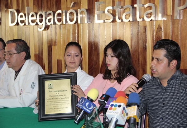 IMSS Puebla salva a mujer embarazada con hígado roto