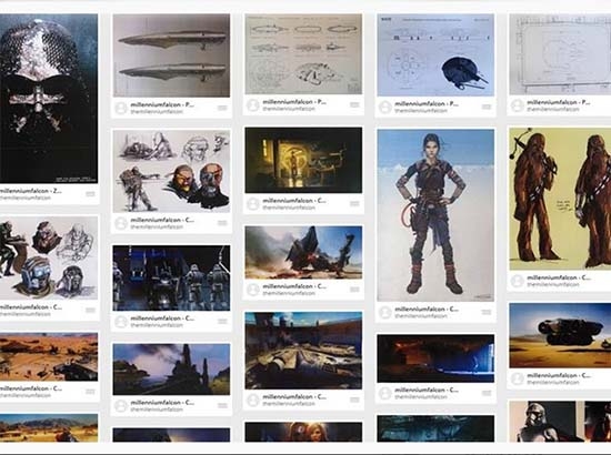 Star Wars VII y la filtración masiva de sus bocetos