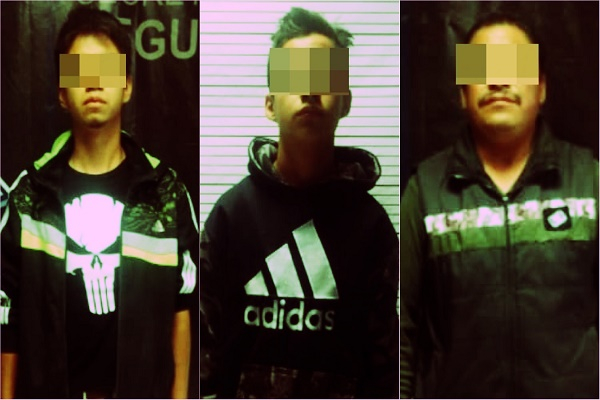 Cayeron tres huachigaseros con pipa robada en Álamos Vista Hermosa