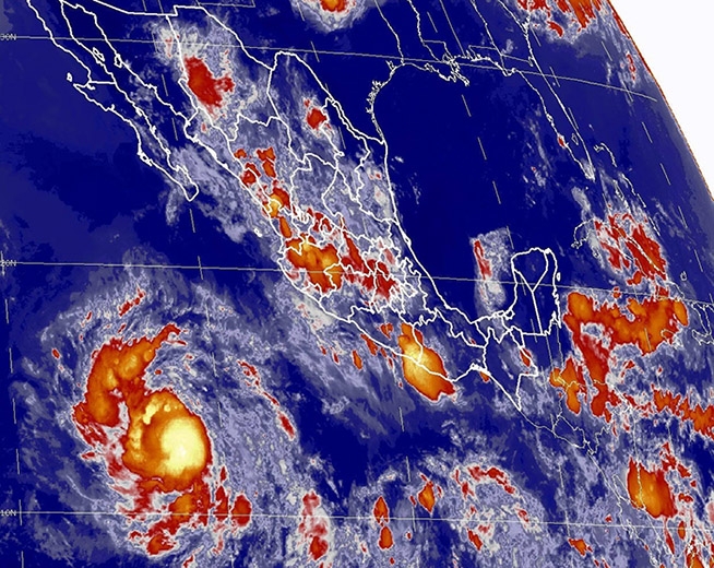 Se forma el huracán “Blas” de categoría 1 en el Océano Pacífico